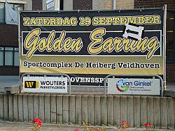Golden Earring show banner September 19, 2009 Veldhoven